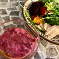 Aunty Eiko's international cuisine experience 's cooksnap of when they made Beetroot raita / dip from @Radikalkitchen.