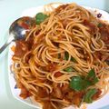 Cooksnap của Ngọc Ninh khi họ làm theo món Mì Ý sốt bò bằm (Spaghetti)