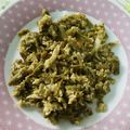 El cooksnap de Zaira cuando hizo Revuelto de judías verdes frescas, con cebolla y puerro.