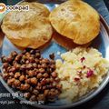 Niyti jain का कुकस्नैप जब उन्होंने हलवा पूरी चना (halwa poori chana recipe in Hindi) बनाया था।