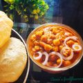Anitha (Annie) 's cooksnap of when they made Street style Chole kulcha (No Maida, no yeast).