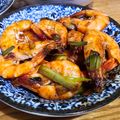 Anny Feng 的 蔥爆蝦 cooksnap
