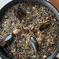 El cooksnap de Roberto Prieto cuando hizo Arroz negro con potón y gambones.