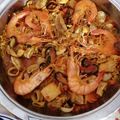 El cooksnap de antonio chapela soage cuando hizo Arroz mar y montaña en paella.