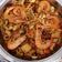 El cooksnap de antonio chapela soage cuando hizo Arroz mar y montaña en paella.