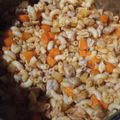 El cooksnap de Rosario Marquez cuando hizo Pasta con cerdo y verduras.