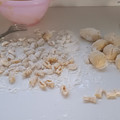 El cooksnap de Lorena Da Silva cuando hizo Ñoquis con puré instantáneo.