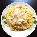 Cooksnap από vaso30 στη συνταγή Σπαγγέτι με σολομό αλά κρεμ