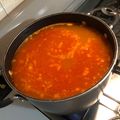 El cooksnap de Felipe roman cuando hizo Caldo de pescado.