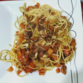 El cooksnap de María Belén Juan cuando hizo Spaghetti con Verduras 🥬🥕🍅.