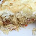 parányi almácska Cooksnap-ja, amikor elkészítette a(z) Háromsajtos sonkás baconos tészta receptet.