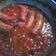 El cooksnap de Guerreras Carabali Escobar cuando hizo Chorizos al disco con chipotle.