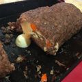 El cooksnap de Evelyn Coronel cuando hizo Pan de carne relleno jamón y queso.