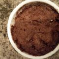 Vince's cooksnap of when they made Cookie in a Cup.