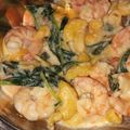 Cooksnap dari Hasnah Sakinah untuk resep Carbonara Bayam Udang