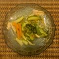 El cooksnap de Codiego cuando hizo Pollo con verdura y fideo chino.