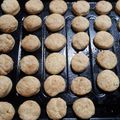 El cooksnap de Alberto Fernández cuando hizo Bizcochitos de queso crema.