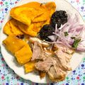 El cooksnap de Diana Carolina cuando hizo Chicharrón de chancho.