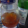 El cooksnap de Natalia López cuando hizo Cinzano con tónica.