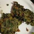 El cooksnap de Sandra Valiente cuando hizo Buñuelos de acelga.