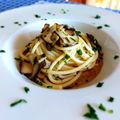 il Lele quando ha preparato Spaghetti risottati su cremina di parmigiano e cardoncelli