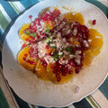El cooksnap de Jordi Guim cuando hizo Ensalada de naranja granada y menta.