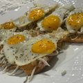 El cooksnap de paula severo aguilera cuando hizo Tartaletas de gulas, gambas al ajillo y huevo de codorniz.