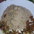 Farzana Memon 's cooksnap of when they made Panjeeri.