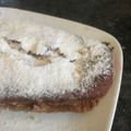 El cooksnap de norabiondi cuando hizo Budín de banana y mermelada de frambuesa súper húmedo.