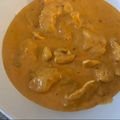 El cooksnap de Sergio P cuando hizo Pollo al curry con nata.