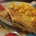El cooksnap de Lorena Flores Agüero cuando hizo Panqueque con frutas .