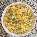 Ho Weining 的 黃金鮭魚炒飯 cooksnap