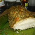 El cooksnap de Manuel Castilleja cuando hizo Lomo adobado a la sal.