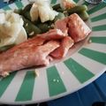 El cooksnap de Ellenutxi cuando hizo Salmón al limón con guarnición saludable.