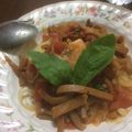 รูป Cooksnap ของ Niview เมื่อเขาทำ สปาเก็ตตี้ซีฟู้ตซอสมะเขือเทศ