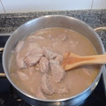 El cooksnap de Javier cuando hizo Solomillo de cerdo en salsa.