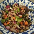 Cooksnap από fraoules στη συνταγή Φασόλια μαυρομάτικα σαλάτα