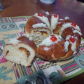El cooksnap de Maira Pitsch cuando hizo Rosca de Pascua.