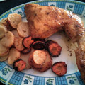 El cooksnap de Ruthy León cuando hizo Pollo asado con acompañamiento.