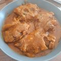 El cooksnap de Ana Mi cuando hizo Manitas de cerdo en salsa.