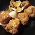 El cooksnap de DelicIANNcook cuando hizo Albóndigas con almejas.