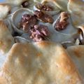 El cooksnap de lusalcidos cuando hizo Galette de cebolla caramelizada y queso de cabra.