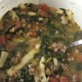 sheilaallen03's cooksnap of when they made Italian Sausage & Spinach Soup.