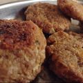 El cooksnap de Norali Kasan cuando hizo Hamburguesas con trigo burgol rellenas con queso😉.