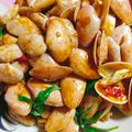 รูป Cooksnap ของ Suphawinee Petyog เมื่อเขาทำ หอยลายผัดพริกเผา