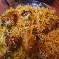 Nazia Qureshi's cooksnap of when they made Chicken biryani.