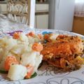 El cooksnap de Wanda Báez cuando hizo Filete de chillo relleno de jamón al vapor con vegetales salteados.