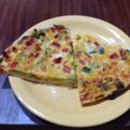 El cooksnap de ivana Tognis cuando hizo Tarta de zapallito y tomate.