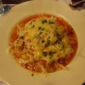 El cooksnap de Lidia Pardo cuando hizo Pappardelle de calabacín con tomate, mozzarella y parmesano.