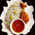 کوک اسنپ Somi Bano بعد از امتحان کردن شوید پلوبامرغ.